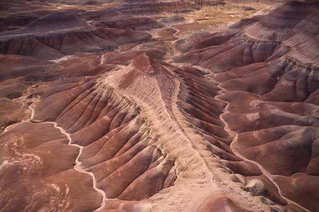 Aerial View of the Bisti Badlands United States, Arizona, Oljato-Monument Valley CR_GASU26010546-1931258-01