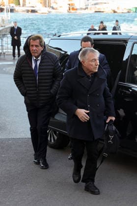 Max Guazzini and Bird League president Allain Bougrain Dubourg Arrive at Brigitte Bardots funeral in the Notre Dame de lAssomption parish church in Saint Tropez, France, on January 7, 2026 Brigitte Bardot, an emblematic figure of French cinema and an international icon, died on December 28, 2025 at the age of 91 at her legendary La Madrague estate, in Saint Tropez, France Revealed to the world through her role in Et DieuÖ créa la femme , she had helped make Saint Tropez a world-famous landmark The actress will be laid to rest on January 7, 2026 in the Saint Tropez marine cemetery, alongside her father Louis Bardot 1896 1975 and her mother Anne Marie Mucel 1912 1978 A religious ceremony will be held beforehand in the Saint Tropez church, wh  Copyright: xJACOVIDES-MOREAUx xBESTIMAGExJACOVIDES-MOREAUx xBESTIMAGEx
