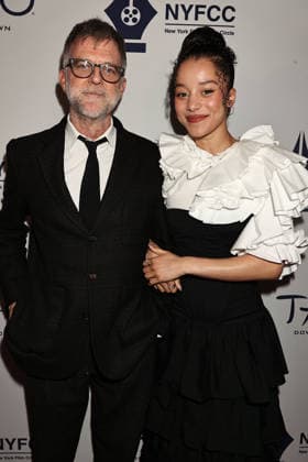 Arrivals for the 91st Annual New York Film Critics Circle Awards Featuring: Paul Thomas Anderson and Chase Infiniti Where: New York, New York, United States When: 06 Jan 2026 Credit: Dave Allocca Starpix INSTARimages EDITORIAL USE ONLY. NOT FOR USE BY NEWSPAPERS BASED IN THE UK. Copyright: xx instar55365899