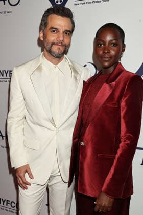 Arrivals for the 91st Annual New York Film Critics Circle Awards Featuring: Wagner Moura and Lupita Nyong O Where: New York, New York, United States When: 06 Jan 2026 Credit: Dave Allocca Starpix INSTARimages EDITORIAL USE ONLY. NOT FOR USE BY NEWSPAPERS BASED IN THE UK. Copyright: xx instar55365913
