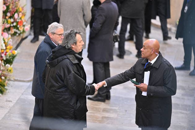 Brigitte Bardot Funeral - Saint-Tropez Jean-Luc Reichmann arriving at Notre-Dame de l Assomption church, for the funeral ceremony for late French actress Brigitte Bardot, in Saint-Tropez, southeastern France, on January 7, 2026. French film sensation Brigitte Bardot, a symbol of sexual liberation in the 1950s and 1960s who reinvented herself as an animal rights defender and embraced far-right views, died on Decmber 28, 2025 aged 91. Photo by Julien Reynaud APS-Medias ABACAPRESS.COM Saint-Tropez France  Copyright: xReynaudxJulien APS-Medias ABACAx