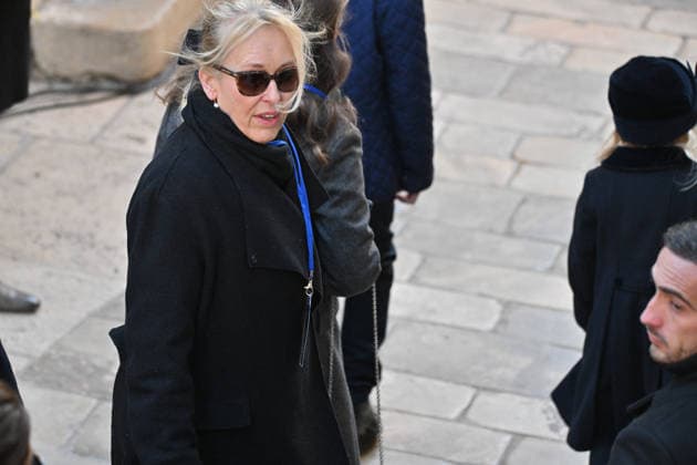 Brigitte Bardot Funeral - Saint-Tropez Relatives and family members arriving at Notre-Dame de l Assomption church, for the funeral ceremony for late French actress Brigitte Bardot, in Saint-Tropez, southeastern France, on January 7, 2026. French film sensation Brigitte Bardot, a symbol of sexual liberation in the 1950s and 1960s who reinvented herself as an animal rights defender and embraced far-right views, died on Decmber 28, 2025 aged 91. Photo by Julien Reynaud APS-Medias ABACAPRESS.COM Saint-Tropez France  Copyright: xReynaudxJulien APS-Medias ABACAx