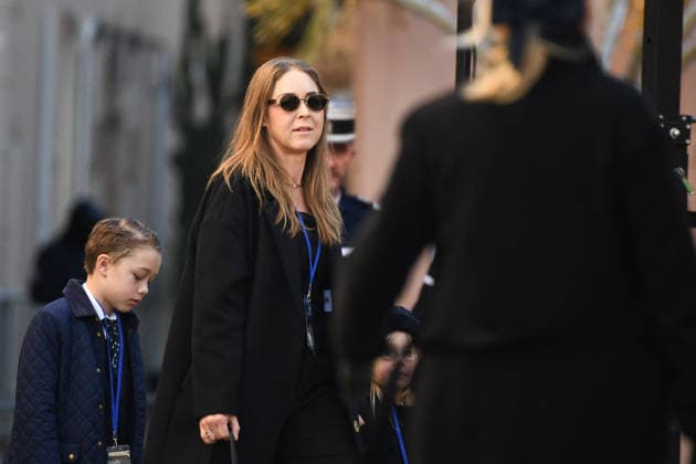 Brigitte Bardot Funeral - Saint-Tropez Please hide the children’s faces prior to the publication - Théa, the granddaughter of Brigitte Bardot with her children arriving at Notre-Dame de l Assomption church, for the funeral ceremony for late French actress Brigitte Bardot, in Saint-Tropez, southeastern France, on January 7, 2026. French film sensation Brigitte Bardot, a symbol of sexual liberation in the 1950s and 1960s who reinvented herself as an animal rights defender and embraced far-right views, died on Decmber 28, 2025 aged 91. Photo by Florian Poitout ABACAPRESS.COM Saint-Tropez France  Copyright: xPoitoutxFlorian ABACAx