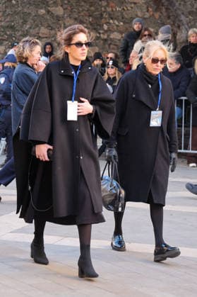 Arrivals at Brigitte Bardots funeral at the Notre Dame de lAssomption parish church in Saint Tropez, France, on January 7, 2026 Brigitte Bardot, an emblematic figure of French cinema and an international icon, died on December 28, 2025 at the age of 91 at her legendary estate in La Madrague, Saint Tropez France Revealed to the world through her role in Et DieuÖ créa la femme , she had contributed to making Saint Tropez a world-famous place The actress will be buried on January 7, 2026 in the Saint Tropez marine cemetery, alongside her father Louis Bardot 1896 1975 and her mother Anne Marie Mucel 1912 1978 A religious ceremony will be held beforehand in the Saint Tropez church, where relatives, Jacovides Moreau Bestimage Arrivals at the fun  Copyright: xJACOVIDES-MOREAUx xBESTIMAGExJACOVIDES-MOREAUx xBESTIMAGEx