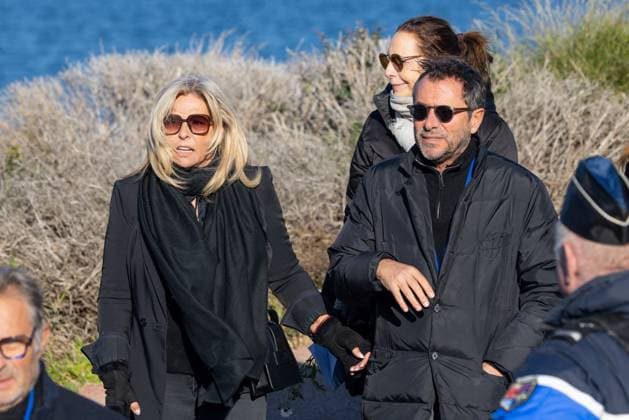 Public Tribute to Brigitte Bardot at The Pre Des Pecheurs - Saint-Tropez Bernard Montiel, Caroline Margeridon during public tribute to Brigitte Bardot at the Pré des Pêcheurs, in the La Ponche district of Saint-Tropez after Brigitte Bardot s Funerals on January 7, 2026 in Saint-Tropez, France. Photo by Shootpix ABACAPRESS.COM Saint-Tropez France  Copyright: xShootpix ABACAx