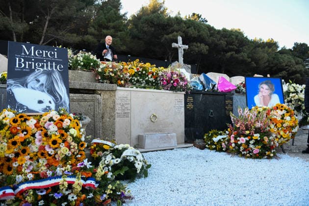 Brigitte Bardot s Grave at The Marine Cemetery - Saint-Tropez Illustration of Brigitte Bardot s grave, whose funeral took place this afternoon in Saint Tropez, on January 7, 2026. Photo by Florian Poitout ABACAPRESS.COM. Saint-Tropez France  Copyright: xPoitoutxFlorian ABACAx