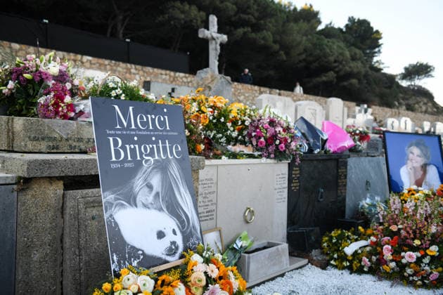 Brigitte Bardot s Grave at The Marine Cemetery - Saint-Tropez Illustration of Brigitte Bardot s grave, whose funeral took place this afternoon in Saint Tropez, on January 7, 2026. Photo by Florian Poitout ABACAPRESS.COM. Saint-Tropez France  Copyright: xPoitoutxFlorian ABACAx