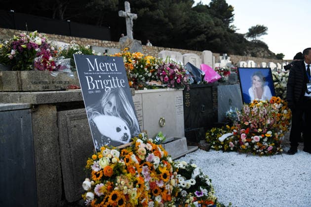 Brigitte Bardot s Grave at The Marine Cemetery - Saint-Tropez Illustration of Brigitte Bardot s grave, whose funeral took place this afternoon in Saint Tropez, on January 7, 2026. Photo by Florian Poitout ABACAPRESS.COM. Saint-Tropez France  Copyright: xPoitoutxFlorian ABACAx