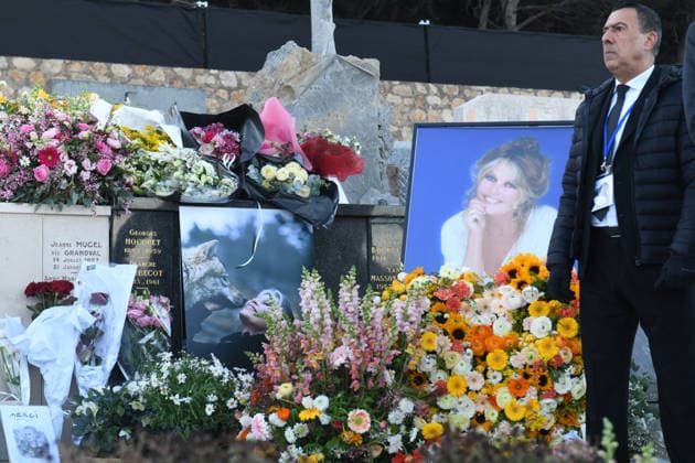Brigitte Bardot s Grave at The Marine Cemetery - Saint-Tropez Illustration of Brigitte Bardot s grave, whose funeral took place this afternoon in Saint Tropez, on January 7, 2026. Photo by Florian Poitout ABACAPRESS.COM. Saint-Tropez France  Copyright: xPoitoutxFlorian ABACAx