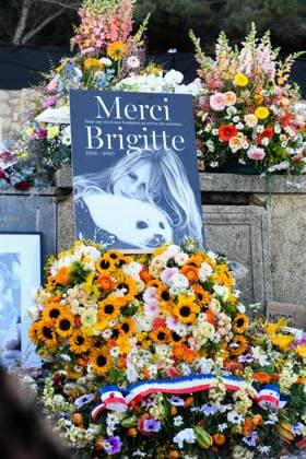 Brigitte Bardot s Grave at The Marine Cemetery - Saint-Tropez Illustration of Brigitte Bardot s grave, whose funeral took place this afternoon in Saint Tropez, on January 7, 2026. Photo by Florian Poitout ABACAPRESS.COM. Saint-Tropez France  Copyright: xPoitoutxFlorian ABACAx