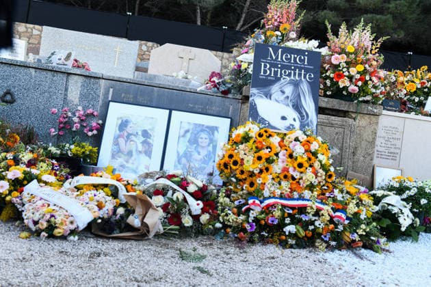 Brigitte Bardot s Grave at The Marine Cemetery - Saint-Tropez Illustration of Brigitte Bardot s grave, whose funeral took place this afternoon in Saint Tropez, on January 7, 2026. Photo by Florian Poitout ABACAPRESS.COM. Saint-Tropez France  Copyright: xPoitoutxFlorian ABACAx