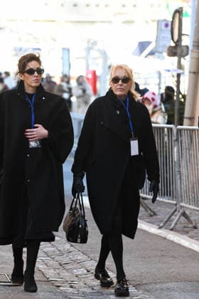 Brigitte Bardot Funeral - Saint-Tropez Family arriving at Notre-Dame de l Assomption church, for the funeral ceremony for late French actress Brigitte Bardot, in Saint-Tropez, southeastern France, on January 7, 2026. French film sensation Brigitte Bardot, a symbol of sexual liberation in the 1950s and 1960s who reinvented herself as an animal rights defender and embraced far-right views, died on Decmber 28, 2025 aged 91. Photo by Florian Poitout ABACAPRESS.COM Saint-Tropez France  Copyright: xPoitoutxFlorian ABACAx