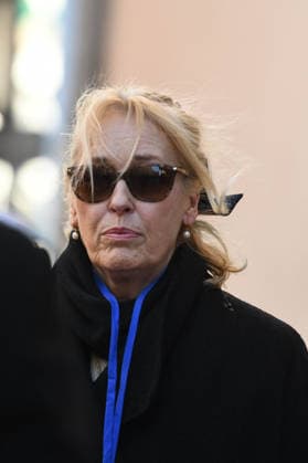 Brigitte Bardot Funeral - Saint-Tropez Family arriving at Notre-Dame de l Assomption church, for the funeral ceremony for late French actress Brigitte Bardot, in Saint-Tropez, southeastern France, on January 7, 2026. French film sensation Brigitte Bardot, a symbol of sexual liberation in the 1950s and 1960s who reinvented herself as an animal rights defender and embraced far-right views, died on Decmber 28, 2025 aged 91. Photo by Florian Poitout ABACAPRESS.COM Saint-Tropez France  Copyright: xPoitoutxFlorian ABACAx