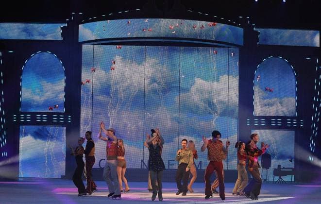 07 01 2026 xmgoodx Frankfurt am Main, Festhalle Ice show Holiday on Ice Cinema of Dreams Frankfurt premiere with guest star Max Giesinger MG