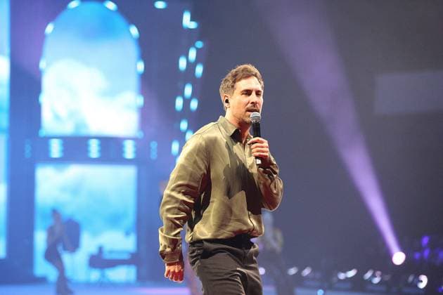 07 01 2026 xmgoodx Frankfurt am Main, Festhalle Ice show Holiday on Ice Cinema of Dreams Frankfurt premiere with guest star Max Giesinger MG
