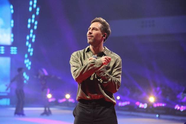 07 01 2026 xmgoodx Frankfurt am Main, Festhalle Ice show Holiday on Ice Cinema of Dreams Frankfurt premiere with guest star Max Giesinger MG