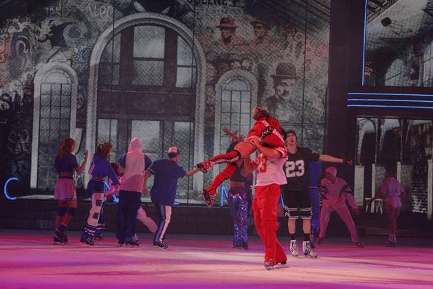 07 01 2026 xmgoodx Frankfurt am Main, Festhalle Ice show Holiday on Ice Cinema of Dreams magnificent show with spectacular stunts, acrobatics world-class figure skating MG