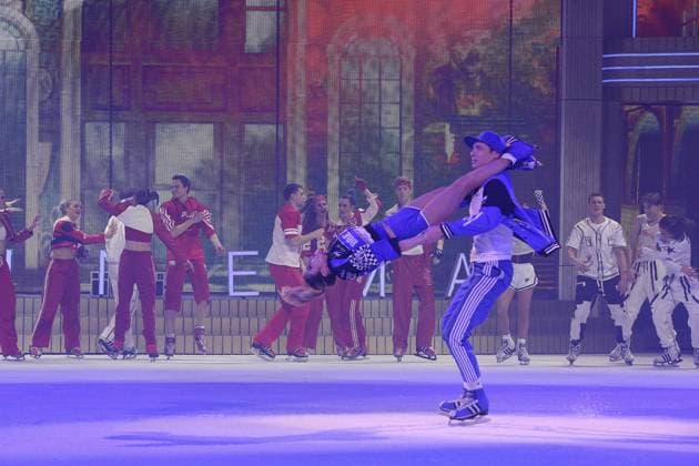07 01 2026 xmgoodx Frankfurt am Main, Festhalle Ice show Holiday on Ice Cinema of Dreams magnificent show with spectacular stunts, acrobatics world-class figure skating MG