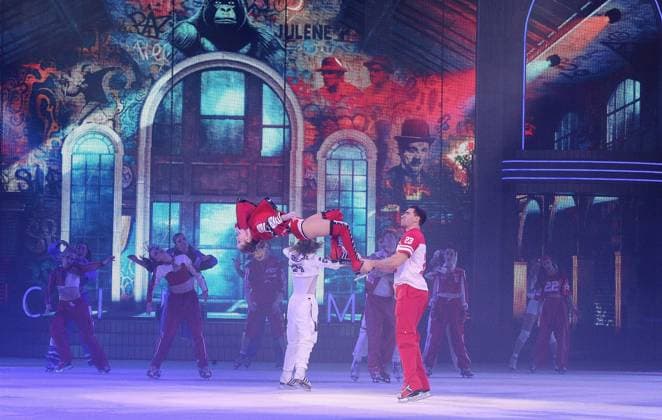 07 01 2026 xmgoodx Frankfurt am Main, Festhalle Ice show Holiday on Ice Cinema of Dreams magnificent show with spectacular stunts, acrobatics world-class figure skating MG