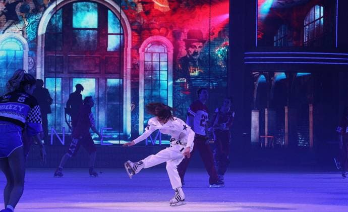 07 01 2026 xmgoodx Frankfurt am Main, Festhalle Ice show Holiday on Ice Cinema of Dreams magnificent show with spectacular stunts, acrobatics world-class figure skating MG