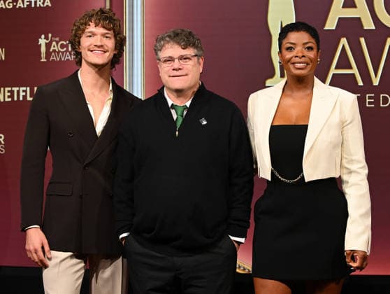 32nd Annual Actor Awards Nominations Connor Storrie, Sean Astin and Janelle James onstage at the 32nd Annual Actor Awards nominations held at SAG-AFTRA on January 7, 2026 in Los Angeles, Ca. Los Angeles SAG-AFTRA California USA Copyright: xTammiexArroyox xAFF-USA.comx