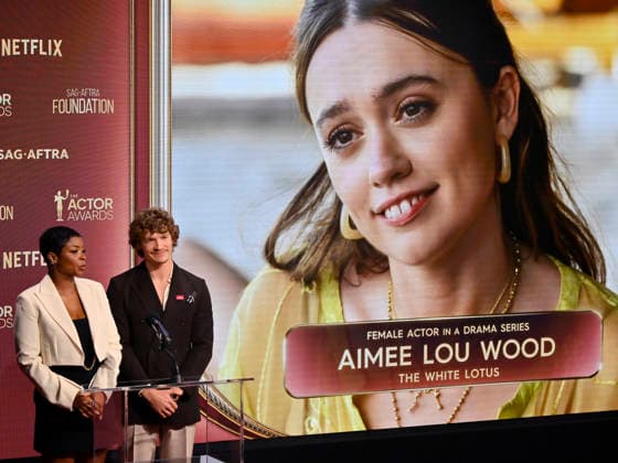 Actors Janelle James (L) and Connor Storrie announce the nominees for the 32nd annual Actor Awards on Wednesday, January 7, 2026. The Actor Awards, presented by SAG-AFTRA, honor excellence in film and TV acting. Winners will be announced at a gala at Hollywood s Shrine Auditorium & Expo Hall on March 1. It will stream live on Netflix.  LAP2026010733 JIMxRUYMEN