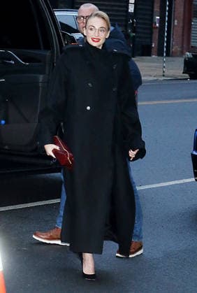 NEW YORK, NY - JANUARY 7: Sophie Turner seen at CBS Mornings on January 7, 2026 in New York City. Copyright: xRWx