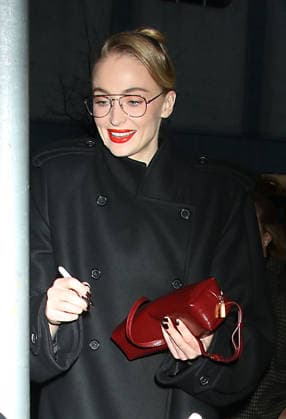 NEW YORK, NY - JANUARY 7: Sophie Turner seen at CBS Mornings on January 7, 2026 in New York City. Copyright: xRWx