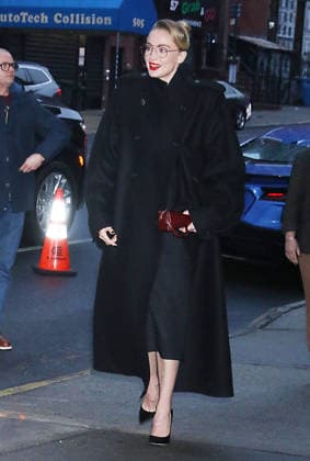 NEW YORK, NY - JANUARY 7: Sophie Turner seen at CBS Mornings on January 7, 2026 in New York City. Copyright: xRWx