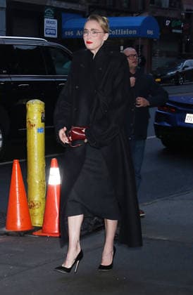 NEW YORK, NY - JANUARY 7: Sophie Turner seen at CBS Mornings on January 7, 2026 in New York City. Copyright: xRWx