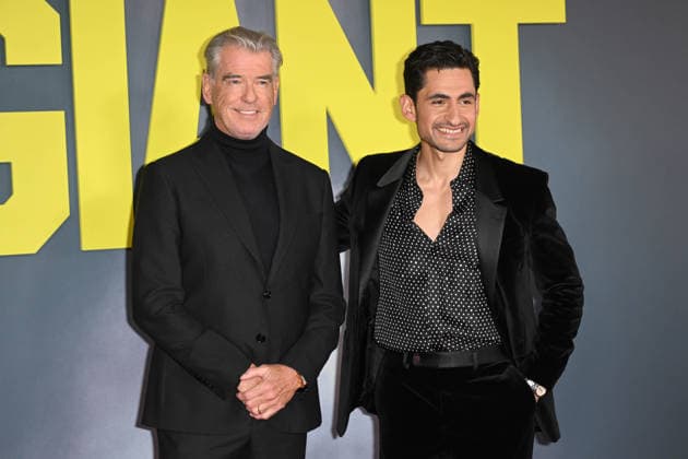 Celebrities attend the ˜Giant™ UK Gala Screening at Picturehouse Central in London Featuring: Pierce Brosnan, Amir El-Masry Where: London, United Kingdom When: 07 Jan 2026 Credit: Cover Images EDITORIAL USE ONLY. NOT FOR USE BY NEWSPAPERS BASED IN THE UK. Copyright: xx coverimg55366932