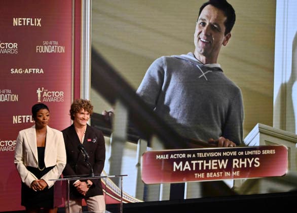 Actors Janelle James (L) and Connor Storrie announce the nominees for the 32nd annual Actor Awards on Wednesday, January 7, 2026. The Actor Awards, presented by SAG-AFTRA, honor excellence in film and TV acting. Winners will be announced at a gala at Hollywood s Shrine Auditorium & Expo Hall on March 1. It will stream live on Netflix.  LAP2026010740 JIMxRUYMEN
