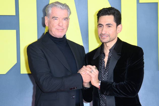 Giant UK Gala Screening Arrivals at Picturehouse Central, London, UK - 7 January 2026 Pierce Brosnan and Amir El-Masry attends The Giant UK Gala Screening at Picturehouse Central, London, England, UK on Wednesday 7 January, 2026., Credit:Justin Ng Avalon UK, England, London, Picturehouse Central Copyright: xJustinxNgx xAvalonx 1064088744