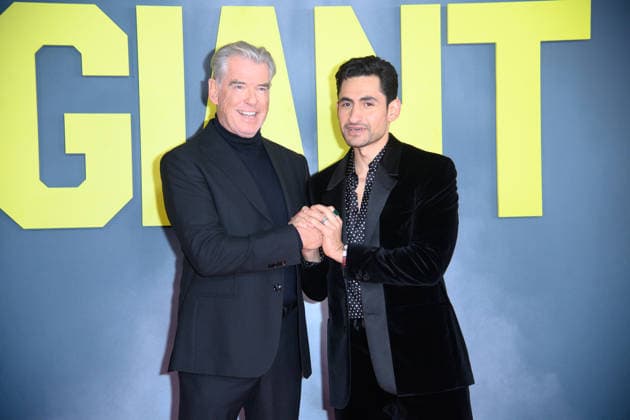 Giant UK Gala Screening Arrivals at Picturehouse Central, London, UK - 7 January 2026 Pierce Brosnan and Amir El-Masry attends The Giant UK Gala Screening at Picturehouse Central, London, England, UK on Wednesday 7 January, 2026., Credit:Justin Ng Avalon UK, England, London, Picturehouse Central Copyright: xJustinxNgx xAvalonx 1064088750