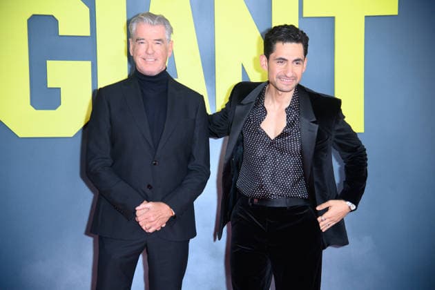 Giant UK Gala Screening Arrivals at Picturehouse Central, London, UK - 7 January 2026 Pierce Brosnan and Amir El-Masry attends The Giant UK Gala Screening at Picturehouse Central, London, England, UK on Wednesday 7 January, 2026., Credit:Justin Ng Avalon UK, England, London, Picturehouse Central Copyright: xJustinxNgx xAvalonx 1064088755