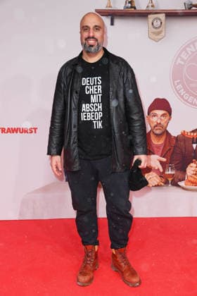 Abdelkarim Zemhoute at the world premiere of the movie EXTRAWURST at the Lichtburg Kino in Essen on 07 01 2026