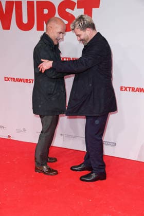 Christoph Maria Herbst, Friedrich Mücke at the world premiere of the movie EXTRAWURST at the Lichtburg Kino in Essen on 07 01 2026