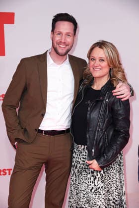 Sven Kroll, Lisa Feller at the world premiere of the movie EXTRAWURST at the Lichtburg cinema in Essen on 07 01 2026