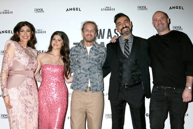 USA - I Was a Stranger Premiere - Century City LOS ANGELES - JAN 6: Nour Bitar, Massa Daoud, Brandt Andersen, Ayman Samman, guest at I Was a Stranger Premiere at the AMC 15 Theaters on January 6, 2026 in Century City, CA Century City CA USA  Copyright: xKathyxHutchinsx xHutchinsxPhotox