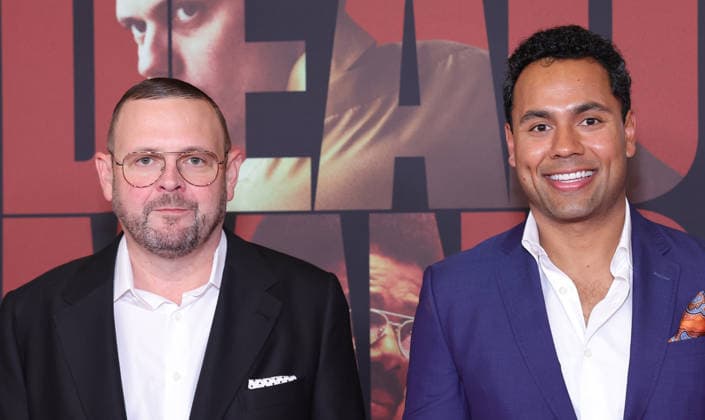 Los Angeles screening of Dead Man s Wire at the AMC The Grove 14 Featuring: Christopher Woodrow, Raj Singh Where: Los Angeles, California, United States When: 07 Jan 2026 Credit: Faye s Vision Cover Images EDITORIAL USE ONLY. NOT FOR USE BY NEWSPAPERS BASED IN THE UK. Copyright: xx coverimg55367220