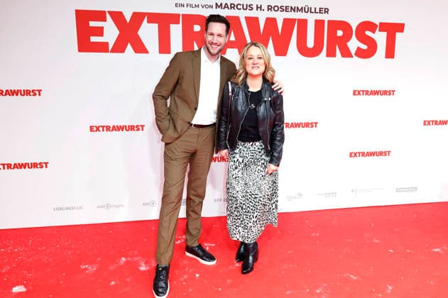 Sven Kroll and Lisa Feller at the world premiere of the feature film Extrawurst at the Lichtburg Essen, 07 01 2026 Foto:xT.xSchröerx xFuturexImagex extrawurst_6122