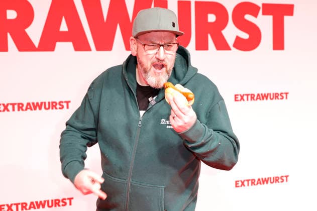 Markus Grimm at the world premiere of the feature film Extrawurst at the Lichtburg Essen, 07 01 2026 Foto:xT.xSchröerx xFuturexImagex extrawurst_6138