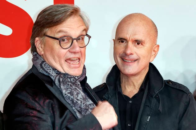 Hape Kerkeling and Christoph Maria Herbst at the world premiere of the movie Extrawurst in the Lichtburg Essen, 07 01 2026 Foto:xT.xSchröerx xFuturexImagex extrawurst_6203