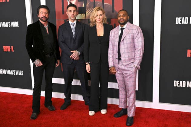 Richard Barner, Veronica Ferres and guests at the premiere of the movie Dead Man™s Wire at AMC The Grove Los Angeles, 07 01 2026 Foto:xD.xStarbuckx xFuturexImagex wire_6138