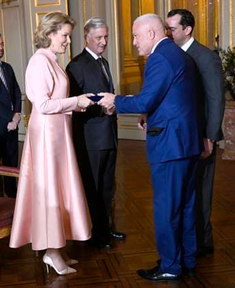 King Philippe and Queen Mathilde meet diplomats 08 01 2026 BRUSSELS, BELGIUM - JANUARY 08 : At the beginning of 2026, King Philippe and Queen Mathilde meet diplomats (Bill White US Ambassador to Belgium) on January 8, 2026 in Brussels, Belgium, 08 01 2026 Brussels Belgium  Copyright: xDidierxLebrunx