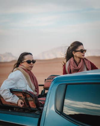 07-01-2026 Jordan Queen Rania and Princess Salma visited Wadi Rum in Jordan.  Copyright: xPPEx