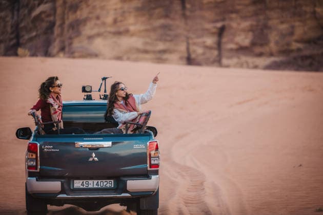 07-01-2026 Jordan Queen Rania and Princess Salma visited Wadi Rum in Jordan.  Copyright: xPPEx