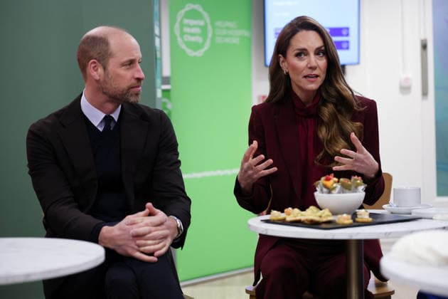 . 08 01 2026. London, United Kingdom. Prince William and Kate Middleton, the Prince and Princess of Wales, during a visit to Charing Cross Hospital in London.  xPoolx xi-Imagesx IIM-26493-0006