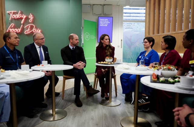 . 08 01 2026. London, United Kingdom. Prince William and Kate Middleton, the Prince and Princess of Wales, during a visit to Charing Cross Hospital in London.  xPoolx xi-Imagesx IIM-26493-0008