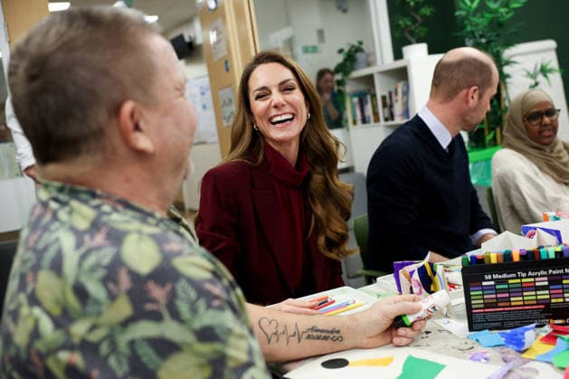 . 08 01 2026. London, United Kingdom. Prince William and Kate Middleton, the Prince and Princess of Wales, during a visit to Charing Cross Hospital in London.  xPoolx xi-Imagesx IIM-26493-0017